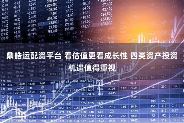 鼎皓运配资平台 看估值更看成长性 四类资产投资机遇值得重视