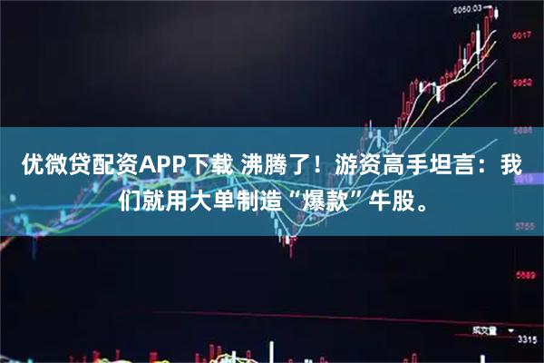 优微贷配资APP下载 沸腾了！游资高手坦言：我们就用大单制造“爆款”牛股。