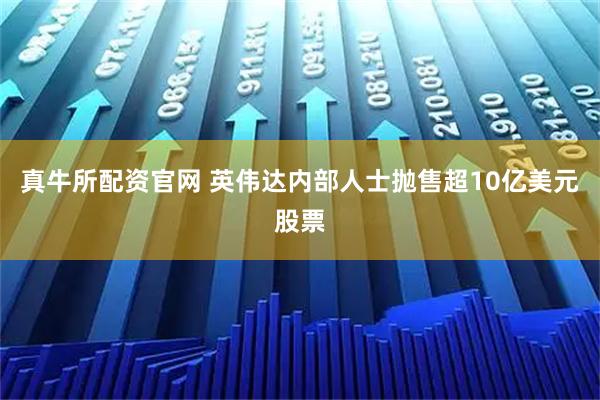 真牛所配资官网 英伟达内部人士抛售超10亿美元股票